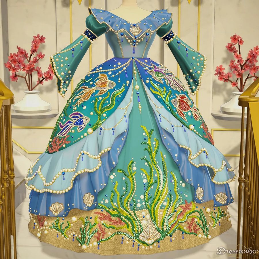 Regal fantasy dress